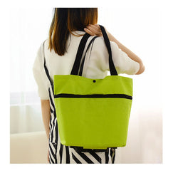 (BUY1+TAKE1 PROMO) Foldable Shopping Tote Bag Trolley